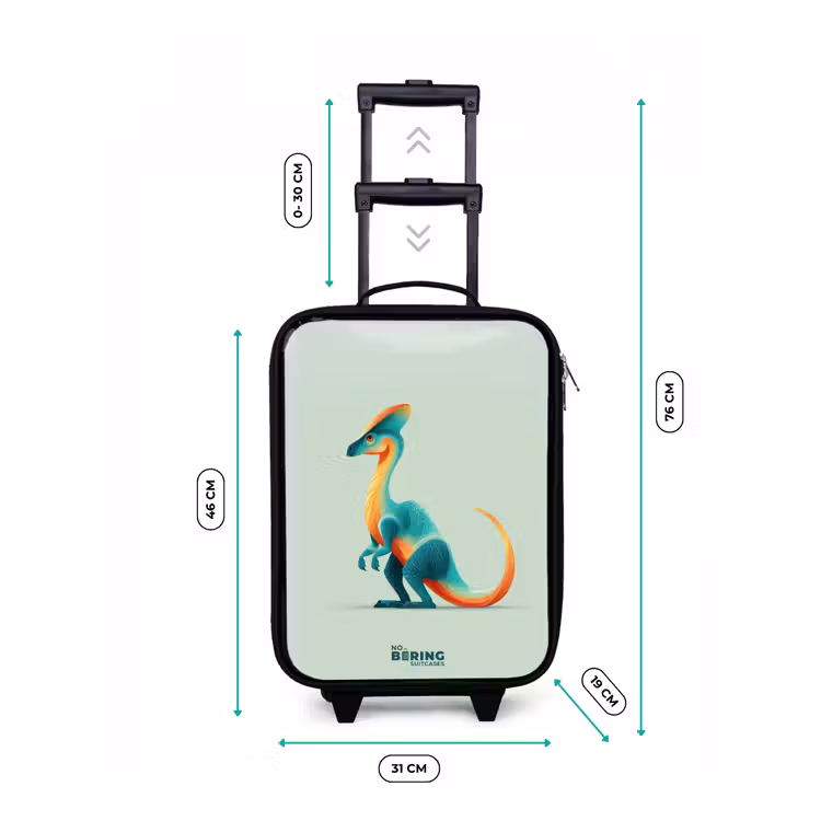 Valise enfant - Dino élégant avec peigne — 7