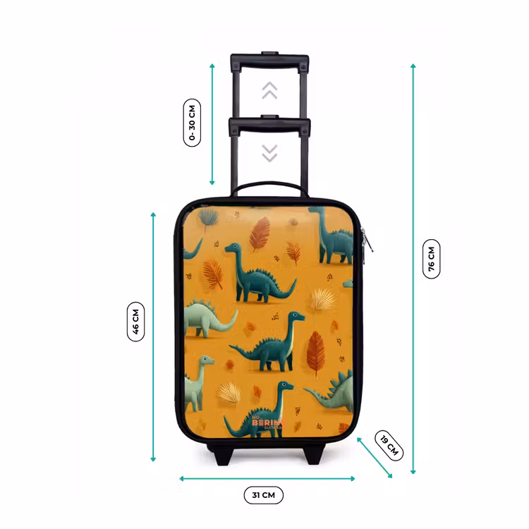 Valise enfant - Longs cous dans un paysage d'automne — 7