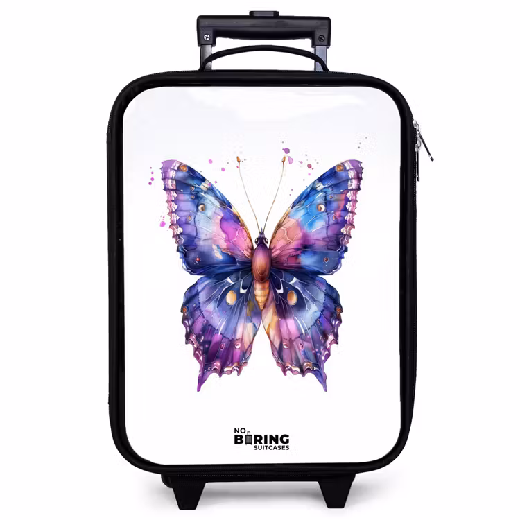 Valise enfant - Papillon violet — 1