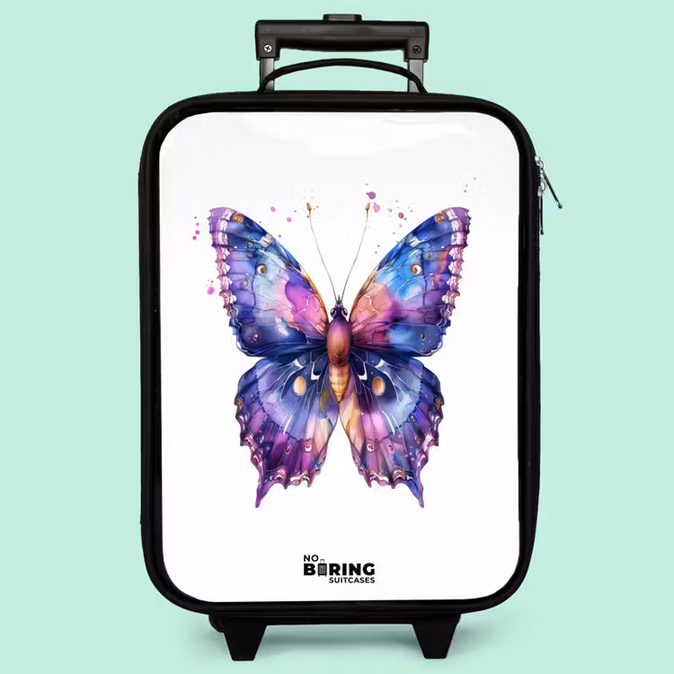 Valise enfant - Papillon violet — 3