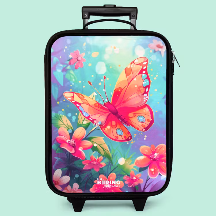Valise enfant - Superbe papillon — 3