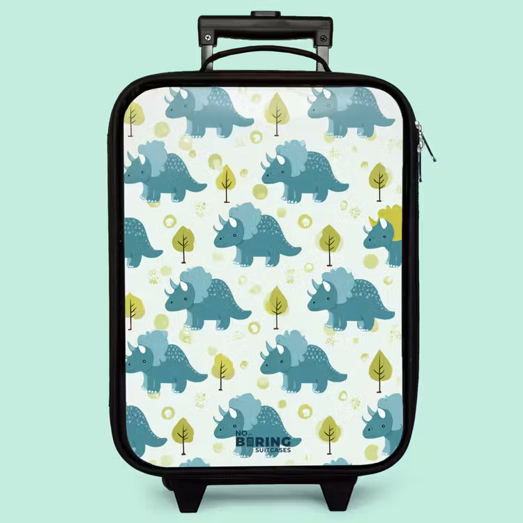 Valise enfant - Triceratops parmi les arbres — 3