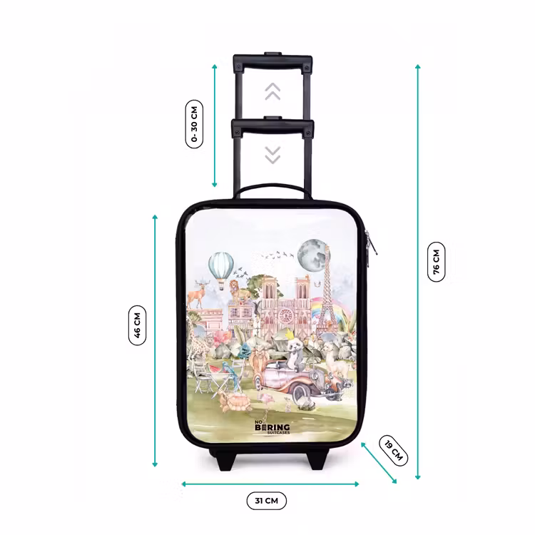 Valise enfant - Ville fantaisiste pour les animaux — 7