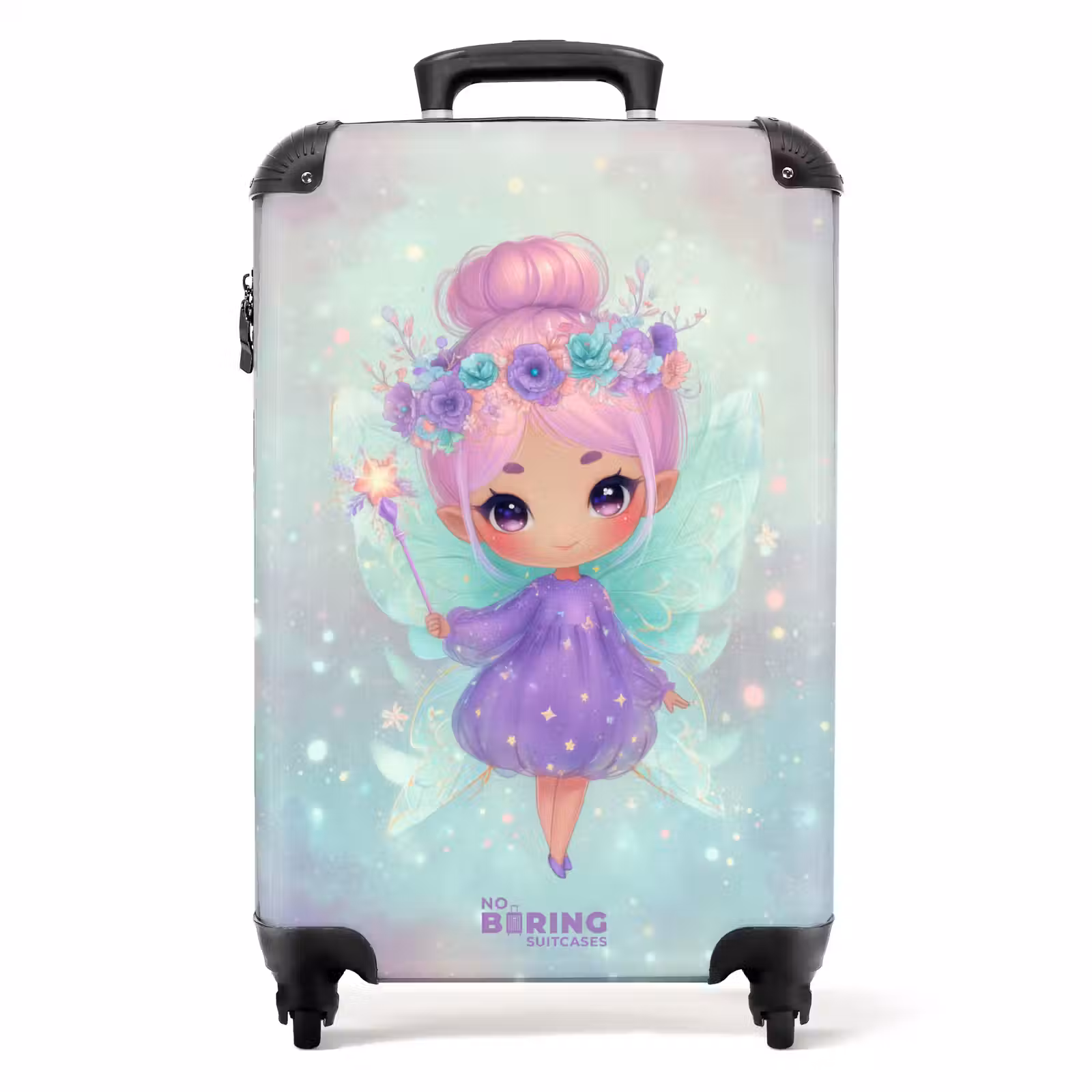 Valise - Fée magique aux couleurs pastel — 1