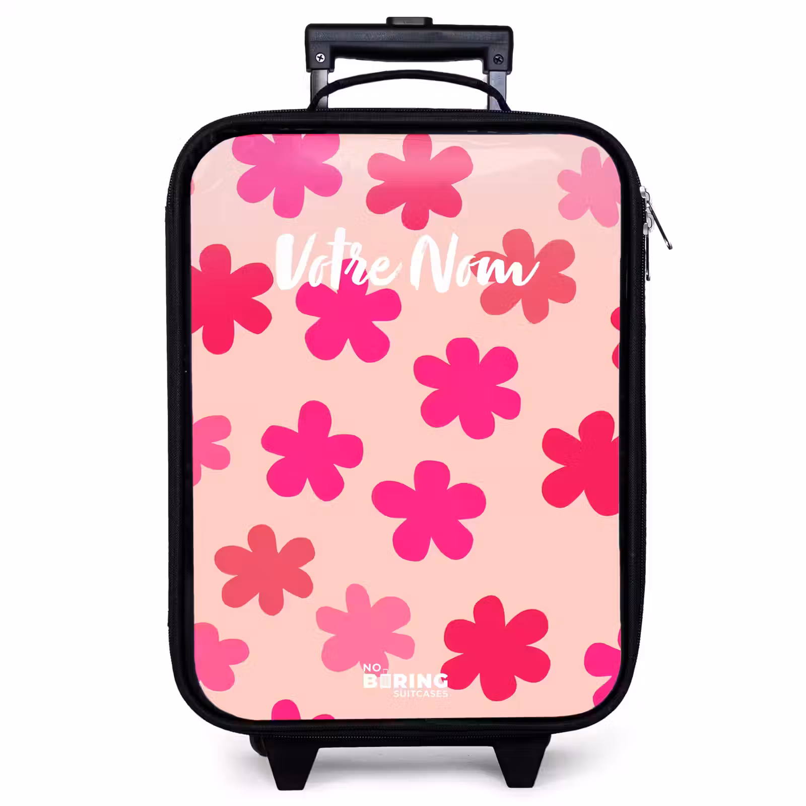 Valise enfant - Fleurs roses — 1
