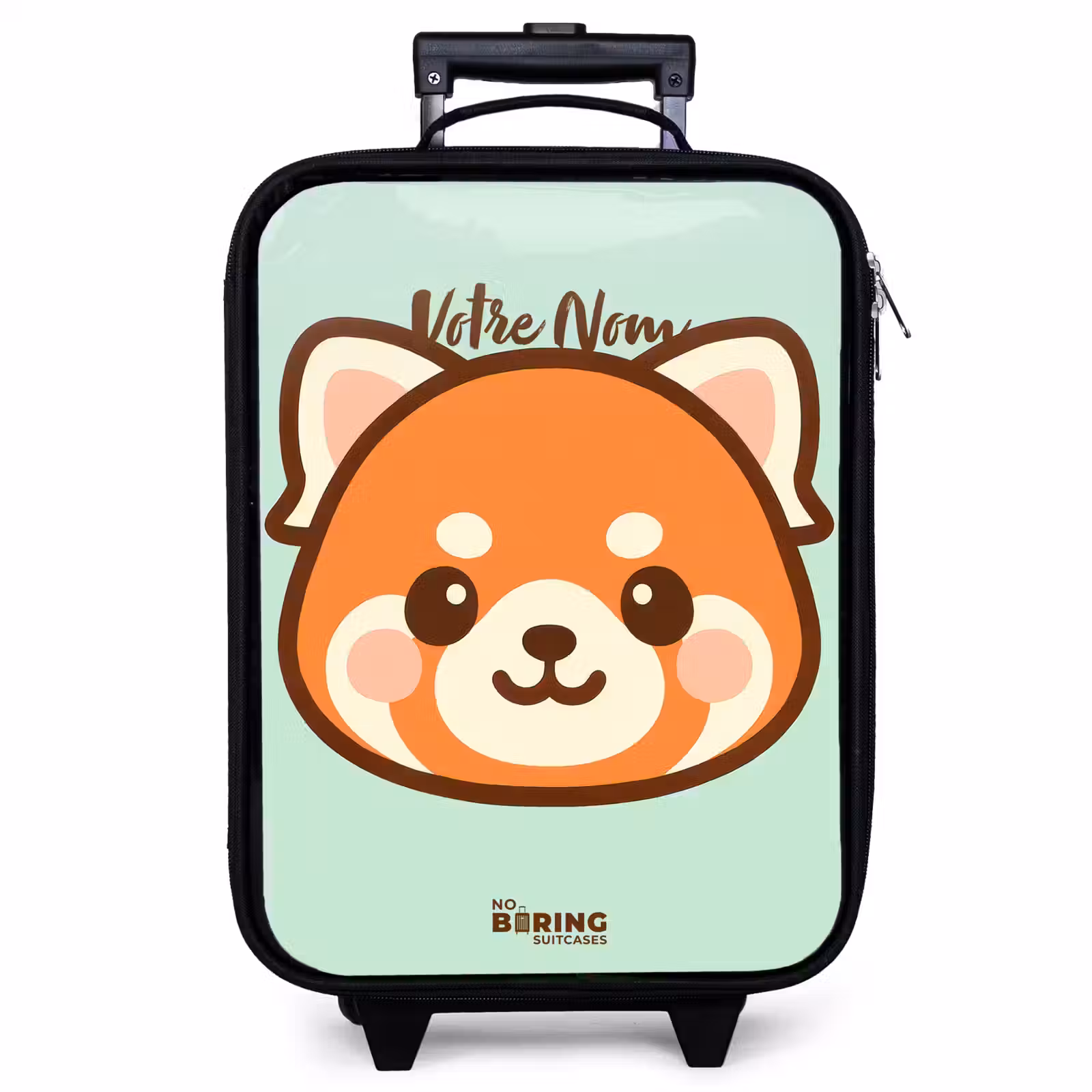 Valise enfant - Kawai - Panda rouge - Vert — 1