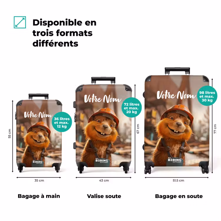 Valise avec nom - Bertus Bouwbever — 3