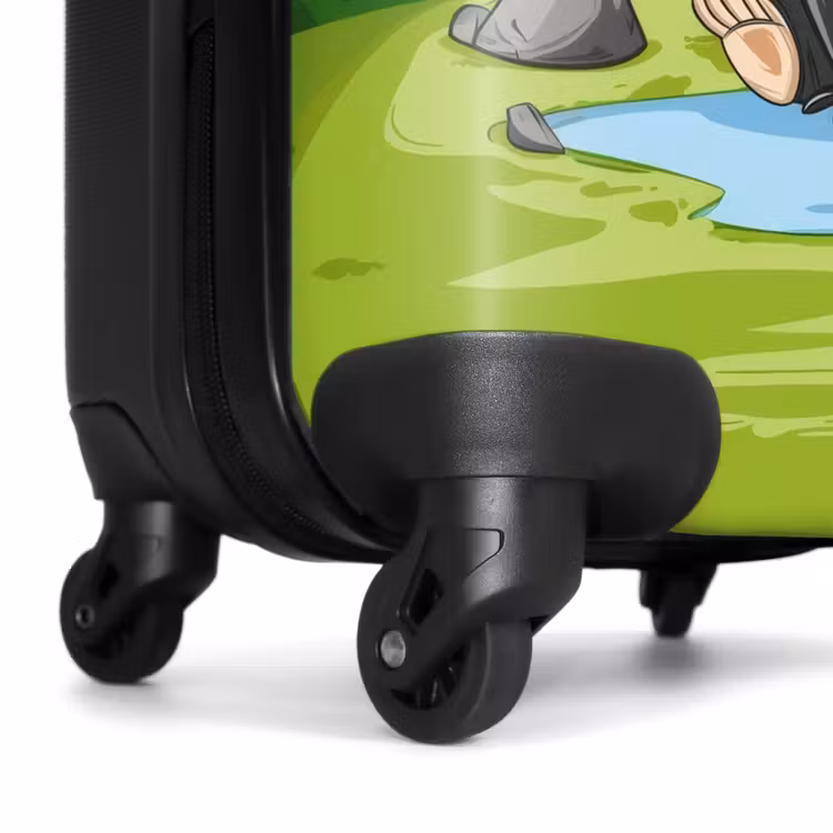 Valise avec nom - Ours de travail Wally — 7