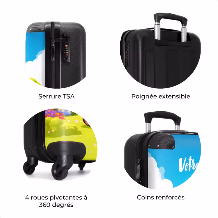 Valise avec nom - Willy Rocker — 8