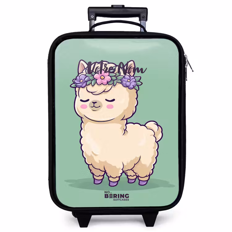 Valise enfant - Kawai - Alpaga - Vert — 1