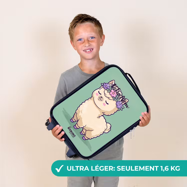 Valise enfant - Kawai - Alpaga - Vert — 2
