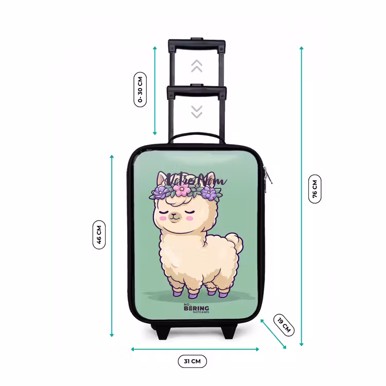 Valise enfant - Kawai - Alpaga - Vert — 7