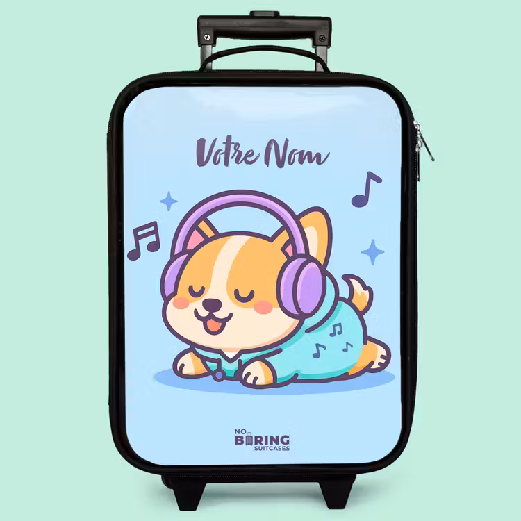 Valise enfant - Kawai - Chien - Musique — 3