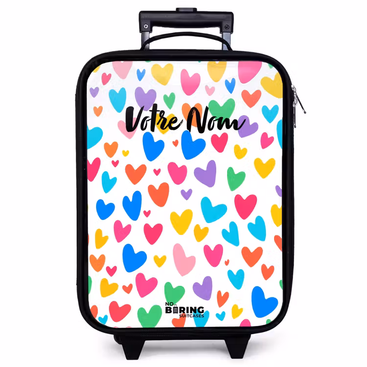 Valise enfant - Coeurs colorés — 1