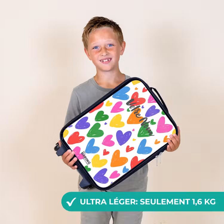 Valise enfant - Coeurs colorés — 2