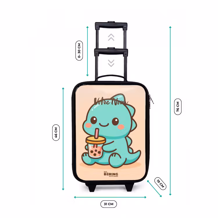Valise enfant - Kawai - Dino - Bubbletea — 7