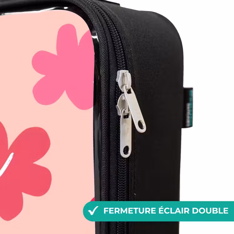 Valise enfant - Fleurs roses — 6