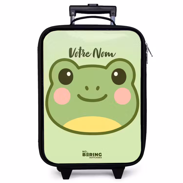 Valise enfant - Kawai - Grenouille - Vert — 1