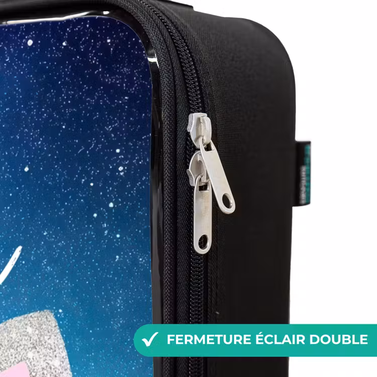 Valise enfant - Licorne sur fond de ciel étoilé — 6