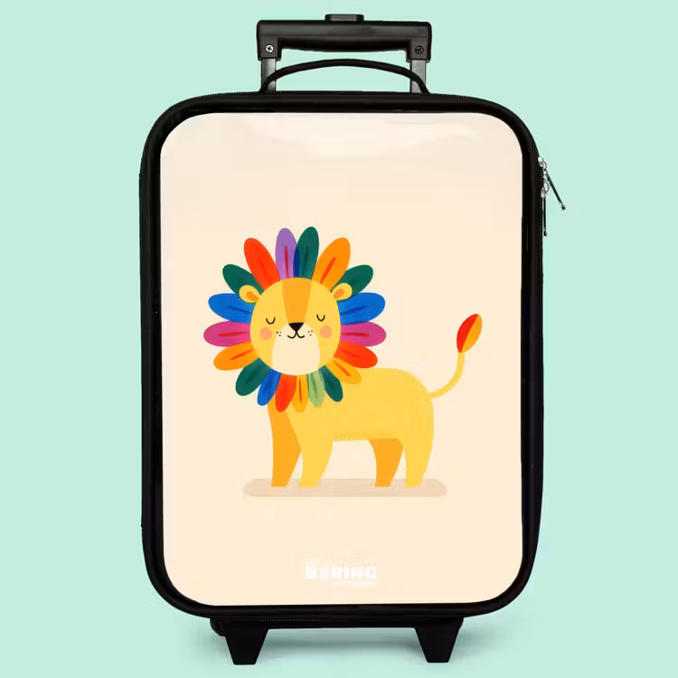 Valise enfant - Lion - Crinière - Colorée — 3