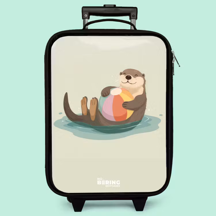Valise enfant - Loutre - Ballon de plage - Eau — 3