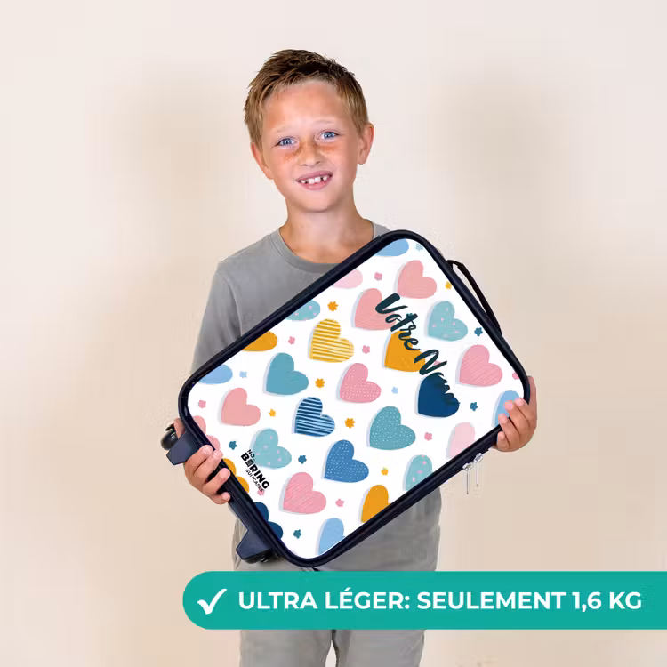 Valise enfant - Motif en forme de cœur — 2