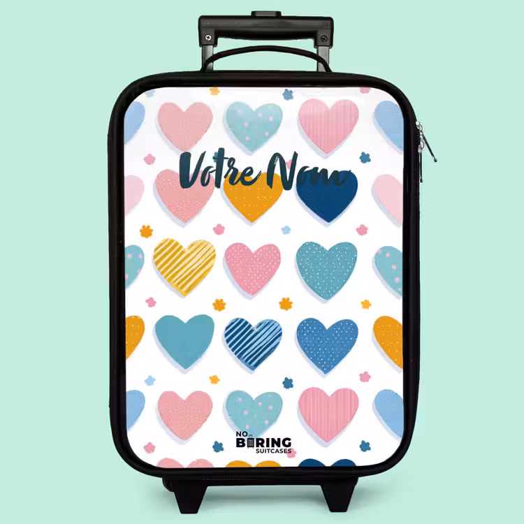 Valise enfant - Motif en forme de cœur — 3