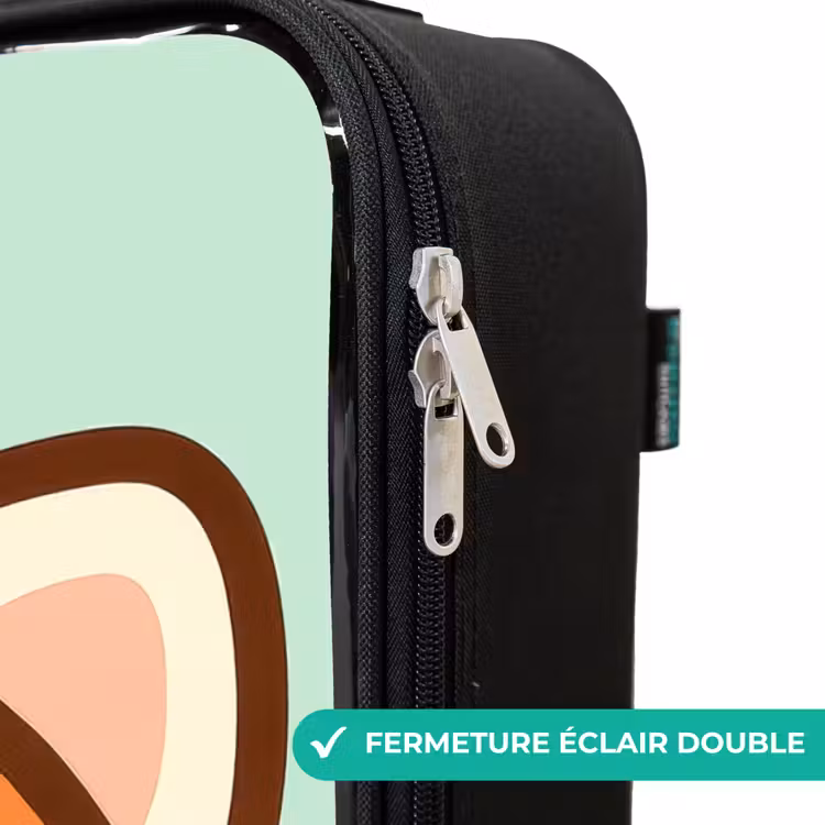 Valise enfant - Kawai - Panda rouge - Vert — 6