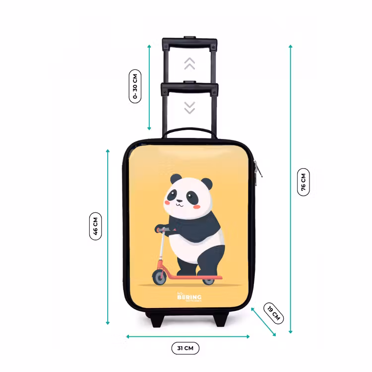 Valise enfant - Panda - Marchepied - Jaune — 7