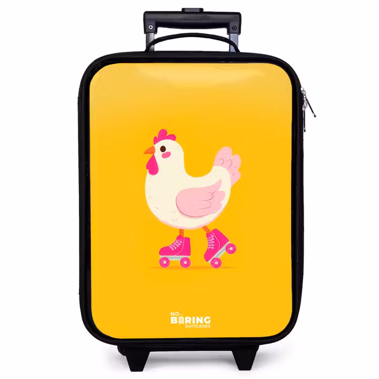 Valise enfant - Kip - Patins à roulettes - Jaune — 1