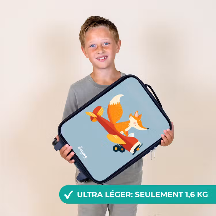 Valise enfant - Renard - Avion - Mouches — 2