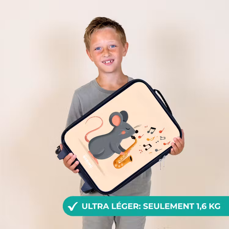 Valise enfant - Souris - Saxophone - Musique — 2