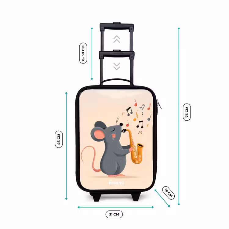Valise enfant - Souris - Saxophone - Musique — 7