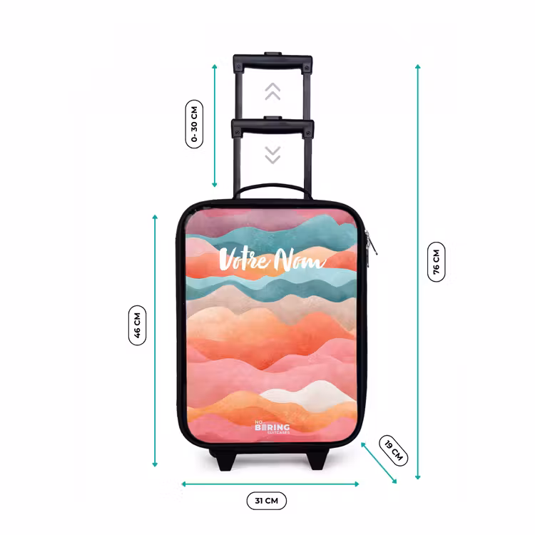 Valise enfant - Vagues abstraites — 7