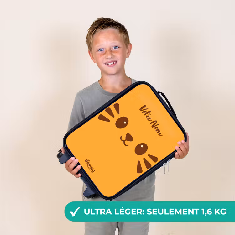 Valise enfant - Kawai - Tiger - Orange — 2