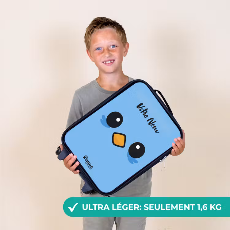 Valise enfant - Kawai - Oiseau - Bleu — 2