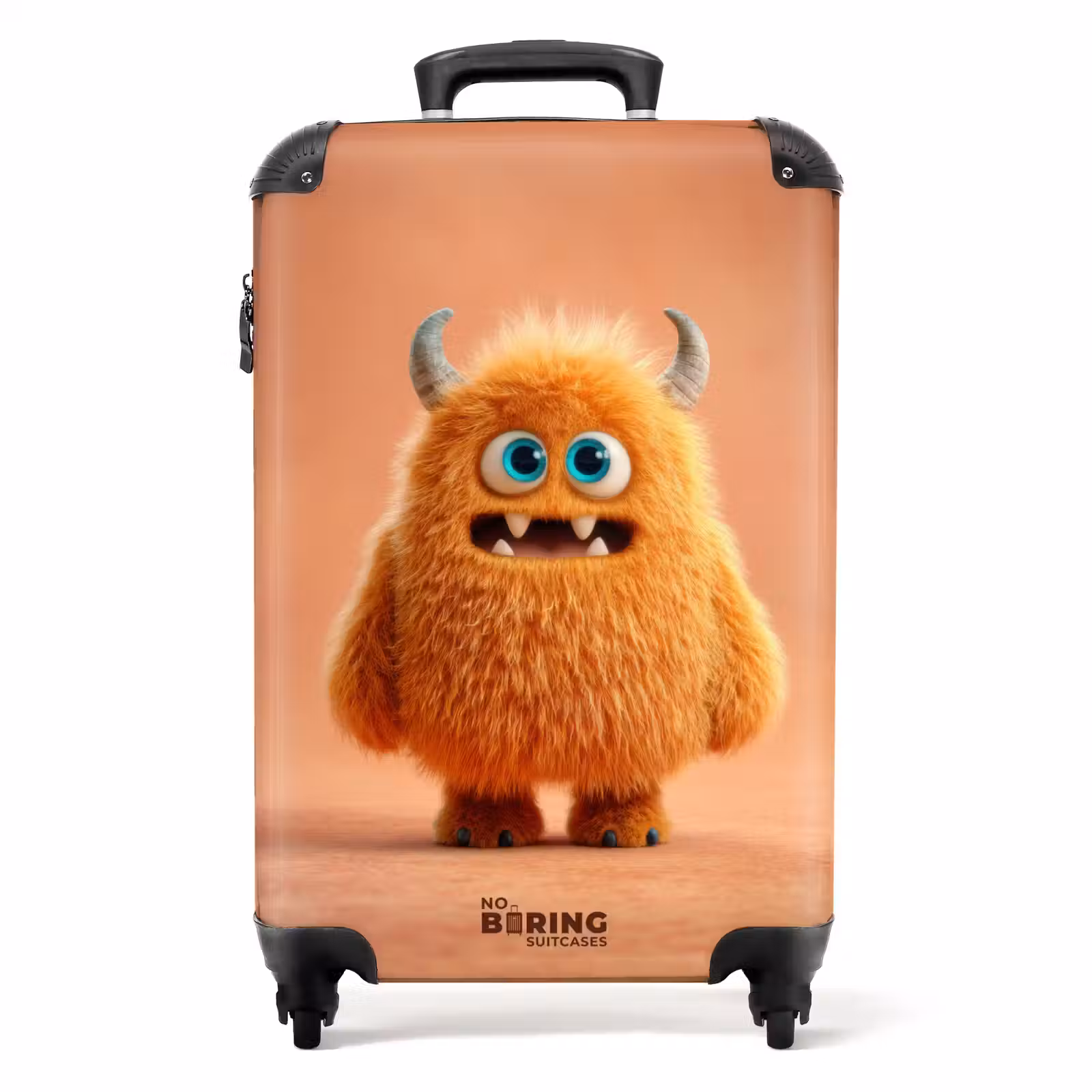 Valise - Monstre orange sur fond orange — 1
