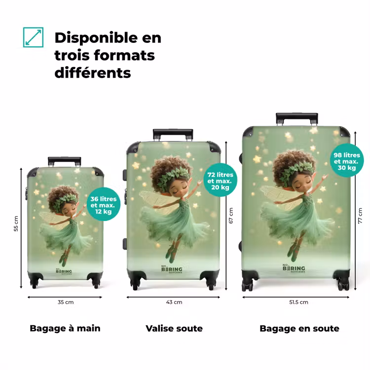 Valise - Fée en robe verte — 3