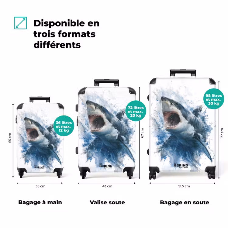 Valise - Grand requin hors de l'eau — 3