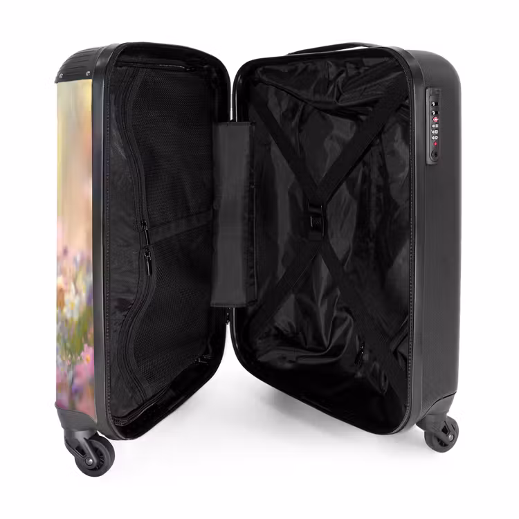 Valise - Hamster entouré de fleurs — 5