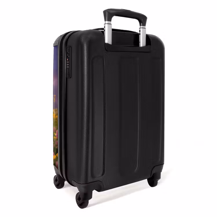 Valise - Hamster parmi les fleurs au coucher du soleil — 4