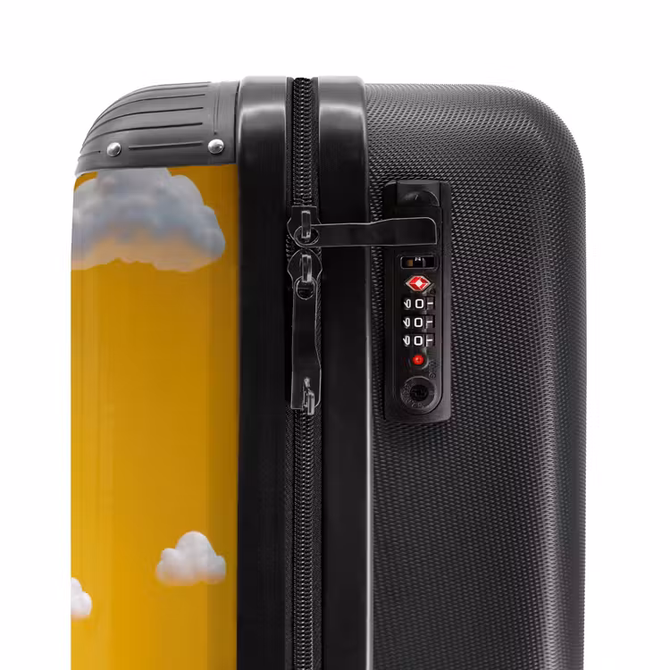 Valise - Monstre en bonbons sur fond jaune — 6