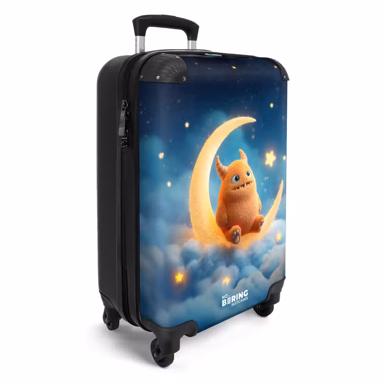Valise - Monstre jaune sur la lune — 2