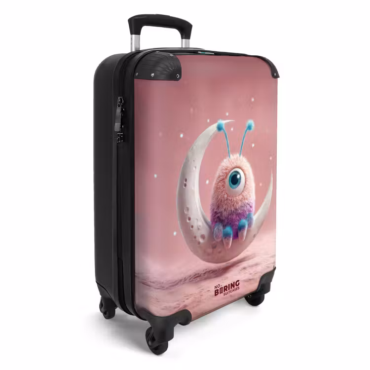 Valise - Monstre rose sur la lune — 2