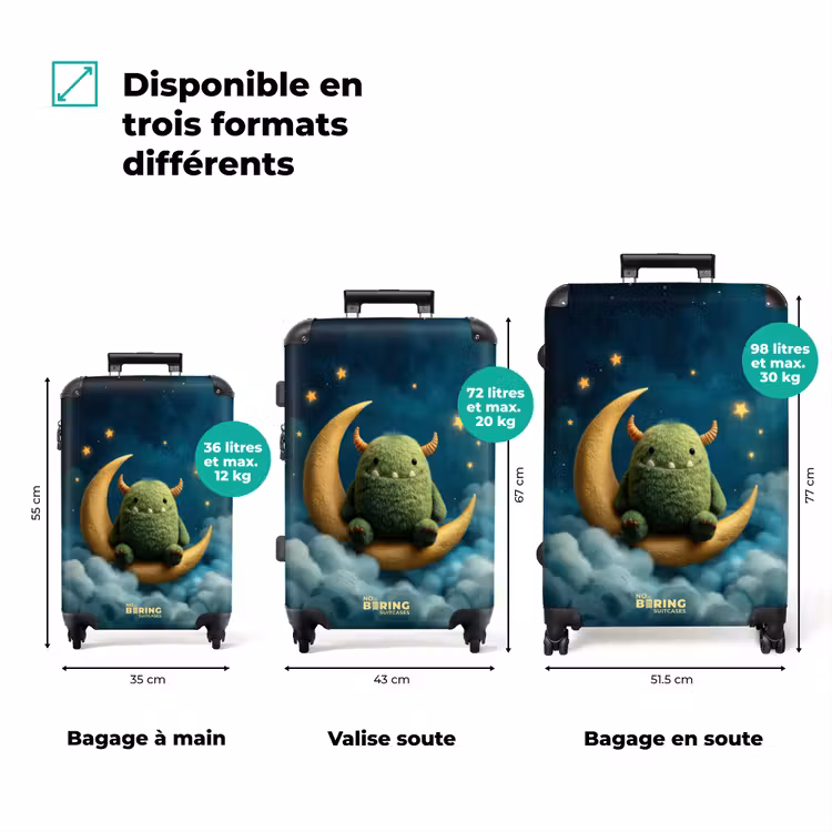 Valise - Monstre vert sur la lune — 3