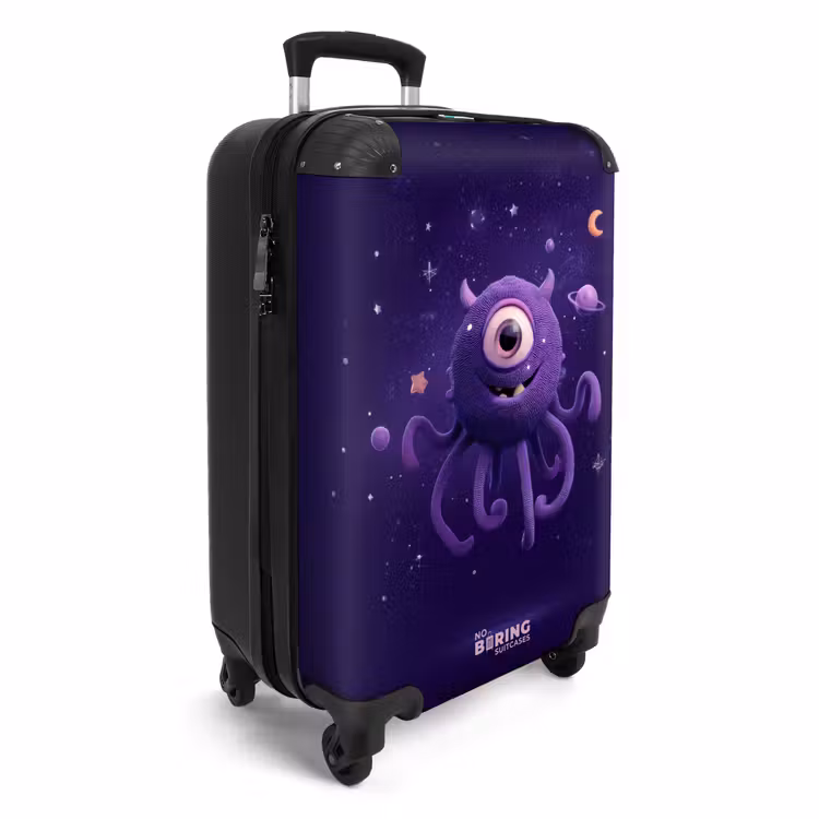 Valise - Monstre violet dans le ciel étoilé — 2