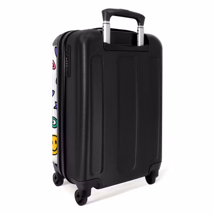 Valise - Motif coloré sur fond blanc — 4