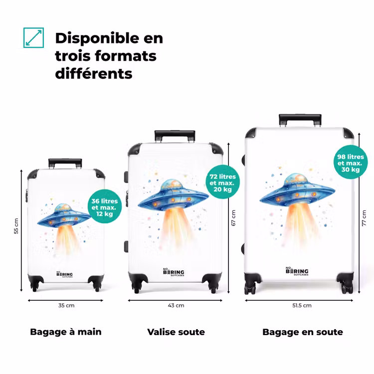 Valise - Ovni bleu au décollage — 3