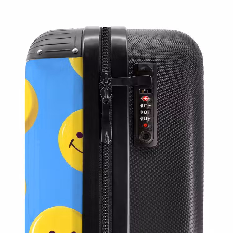 Valise - Smiley sur fond bleu — 6