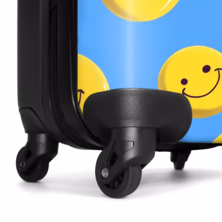 Valise - Smiley sur fond bleu — 7